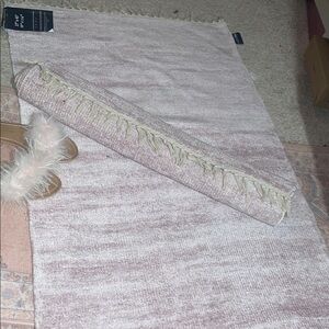 Elegant Pink Area Rug Yoga Mat Meditation rug🧘🏼‍♀️Comes in set of two!